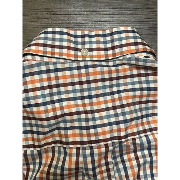 Duluth Trading Medium Wrinkle Fighter Multicolor Plaid L/S Button Down Shirt - Picture 4 of 6